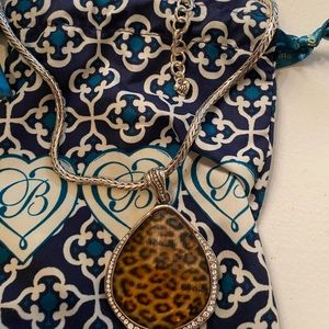COPY - Brighton cheetah animal print necklace